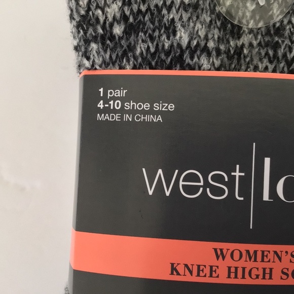 WEST LOOP COZY KNEE HIGH SOCKS NWT - Picture 2 of 6